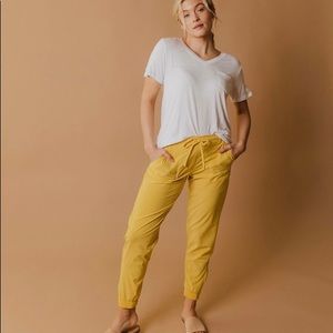 Albion Fit Mustard Jetsetters (Joggers)
